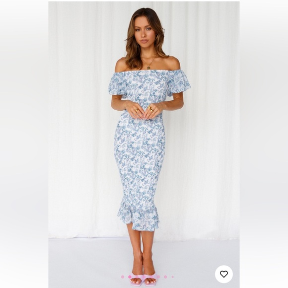 HELLO MOLLY Blessings Midi Dress | Size Large - Picture 2 of 16